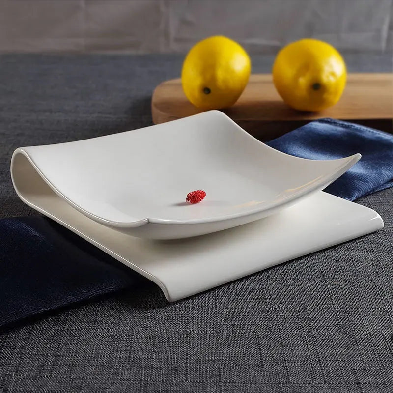 Folded Ceramic Plate