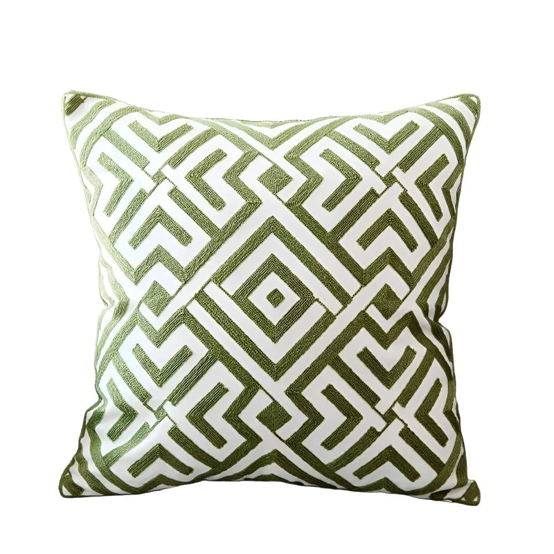 TUSCANY Green Pattern Cushion Covers