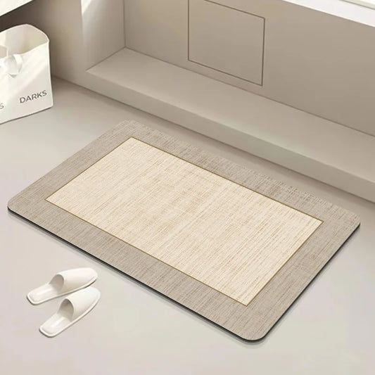 Míkonos Bathroom Soft Diatomaceous Earth Mat - Dekatria