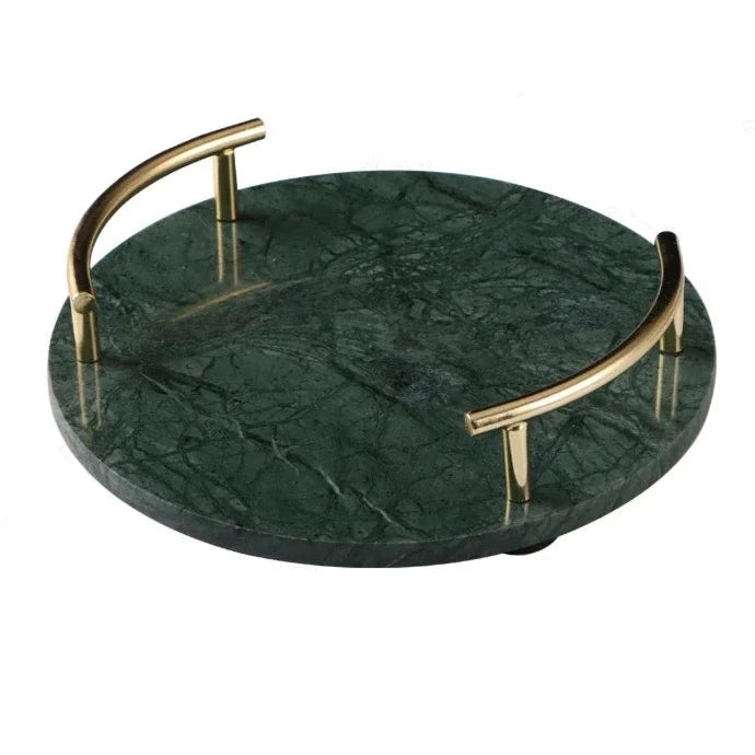 Rotunda Luxury Marble Stone Tray Collection