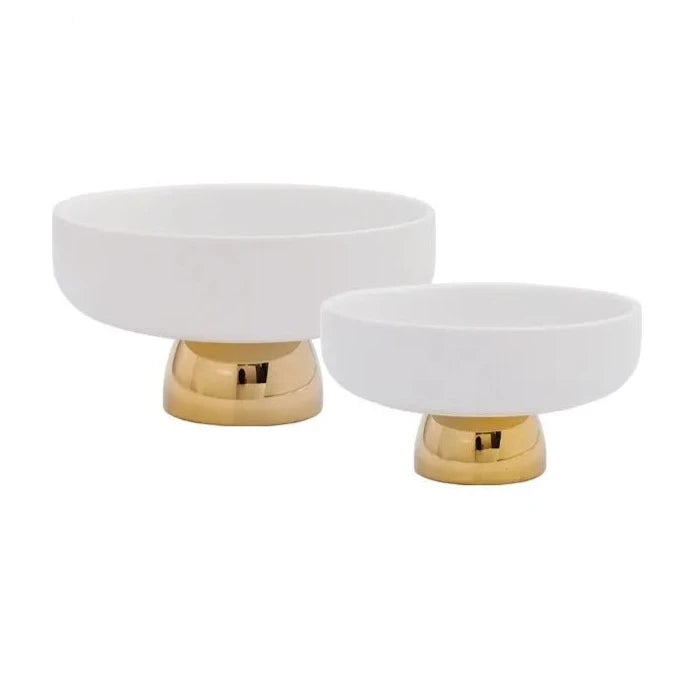 French Luxury High-Footed Ceramic Bowl