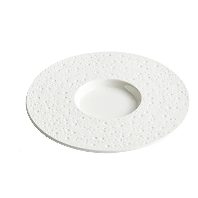 Italiana Coralina Irregular Ceramic Dining Plate Collection