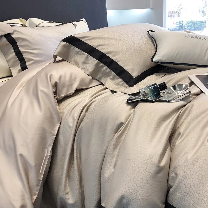 Classique Le Luxe Egyptian Cotton Duvet Cover Set by Mark Cross