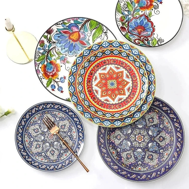 Sevilla Art Hand-Painted Ceramic Plates