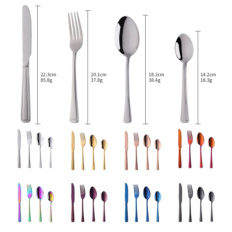 Prague Luxury Stainless Steel Cutlery Set