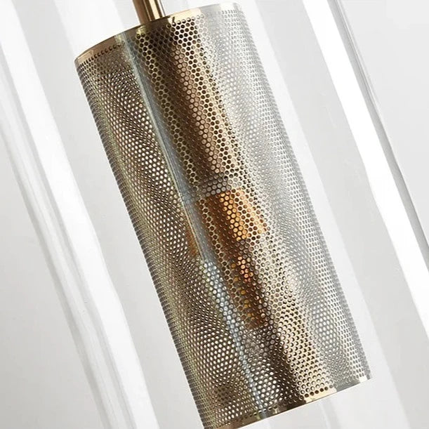 Nora Brass Wall Light - Clear/Smoke