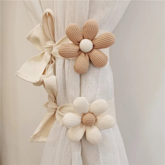 Flower Tieback Curtain Holders