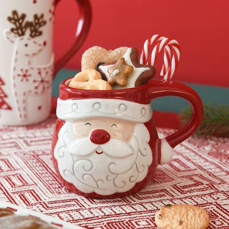 Christmas Santa Claus Ceramic Mug