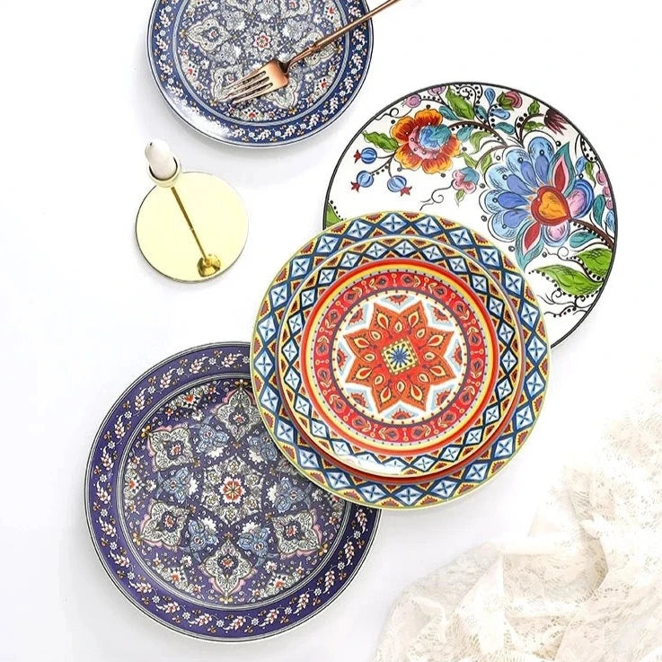 Sevilla Art Hand-Painted Ceramic Plates