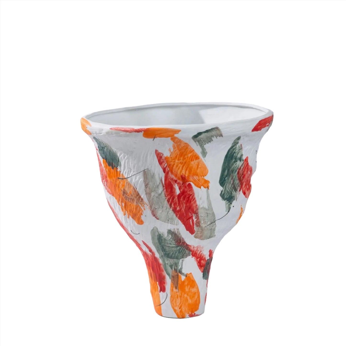 Lorena Graffiti Ceramic Handcraft Vase - Bright Autumn