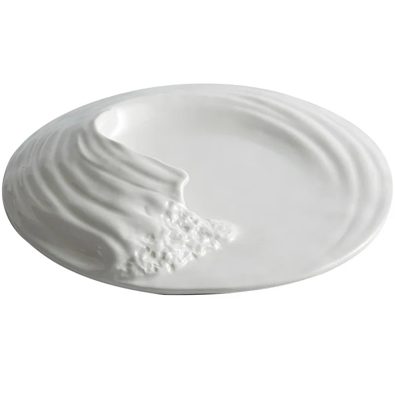 Marina Rock Swirl Ceramic Plate