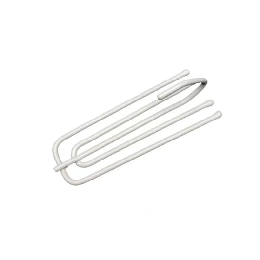 Iron White Fork Curtain Hooks - 20pcs