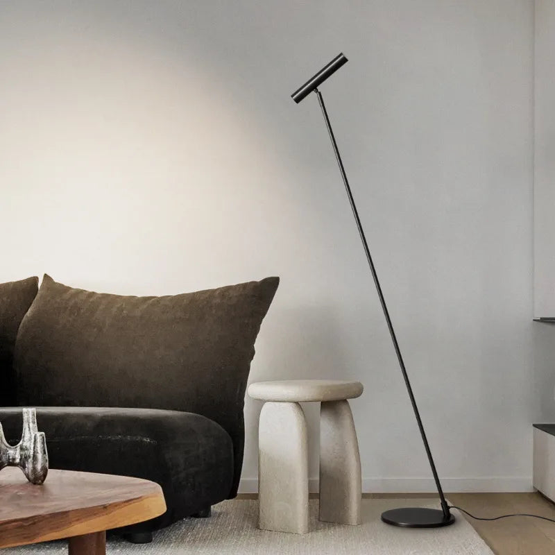 Nordic Torch Minimalist Floor Lamp - Black