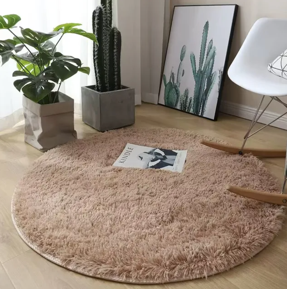 Contaré Matari Round Rug - Caramel