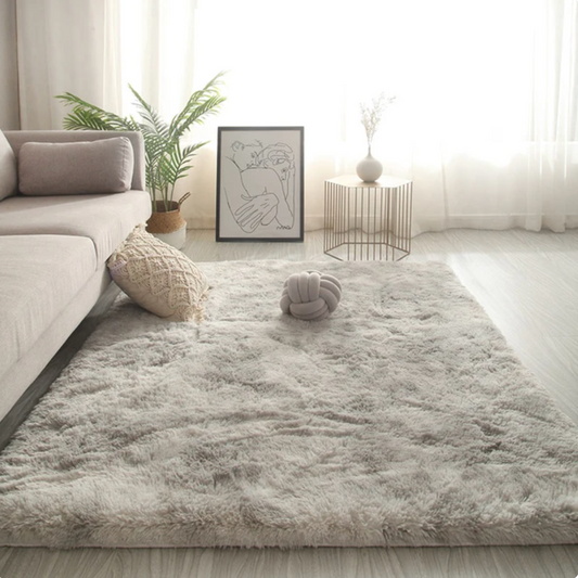 Contaré Lisboa Fluffy Carpet - Light Grey