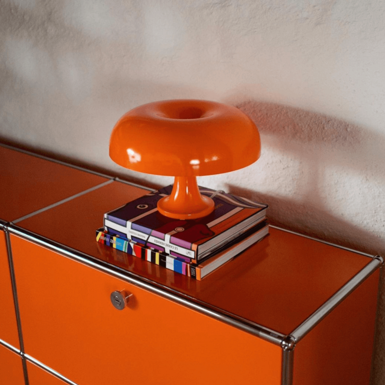 Nassimó Italian Mushroom Lamp - Orange