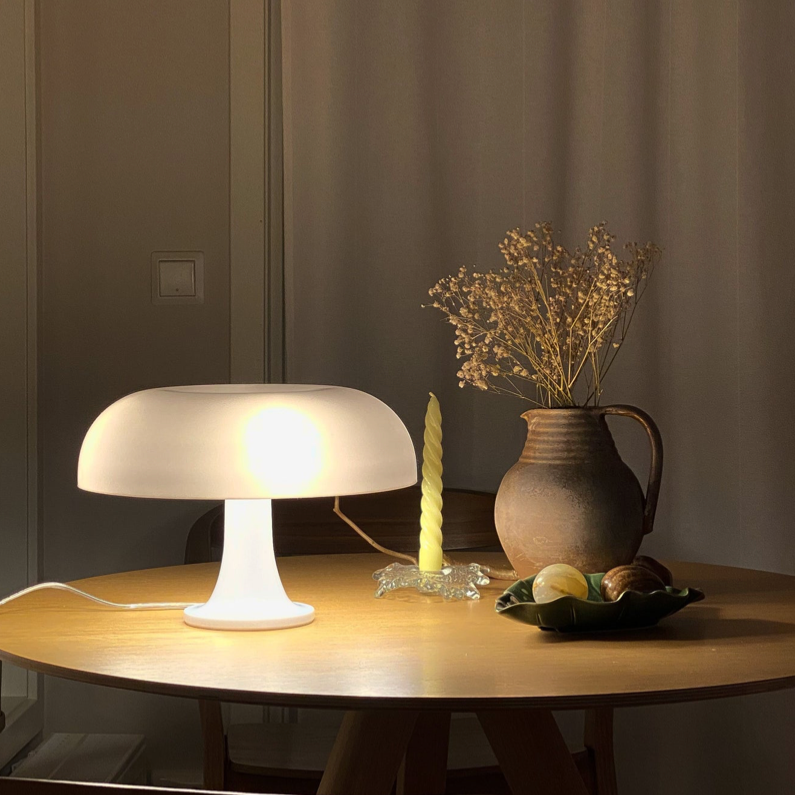 Nassimó Italian Mushroom Lamp - White