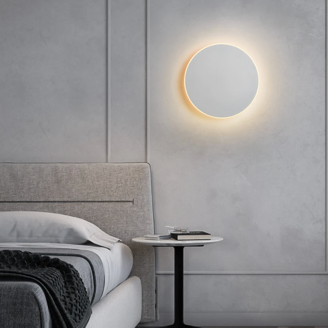 Cerchio Circular Wall Light Touch - White