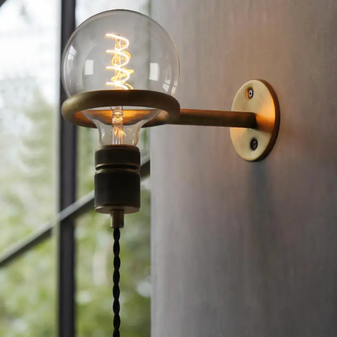 Industrial Bulb Wall Light