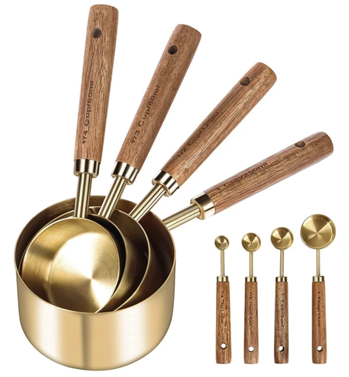 MADERA Measuring Cups and Spoon Set