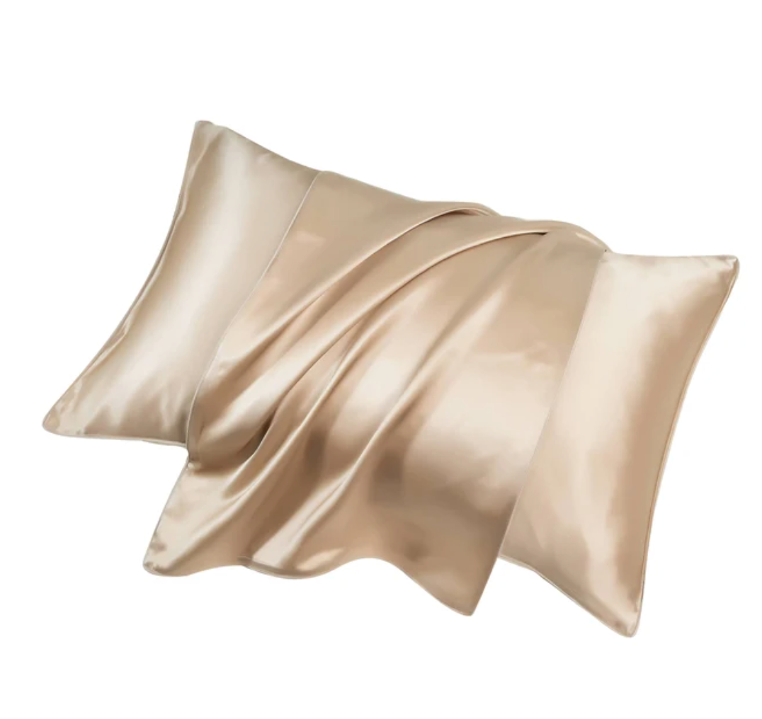 Premium Mulberry Silk Pillowcase - Gold