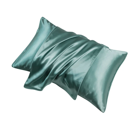 Premium Mulberry Silk Pillowcase - Green