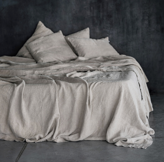 Míkonos Original Pure Linen Stone Washed Bed Sheet