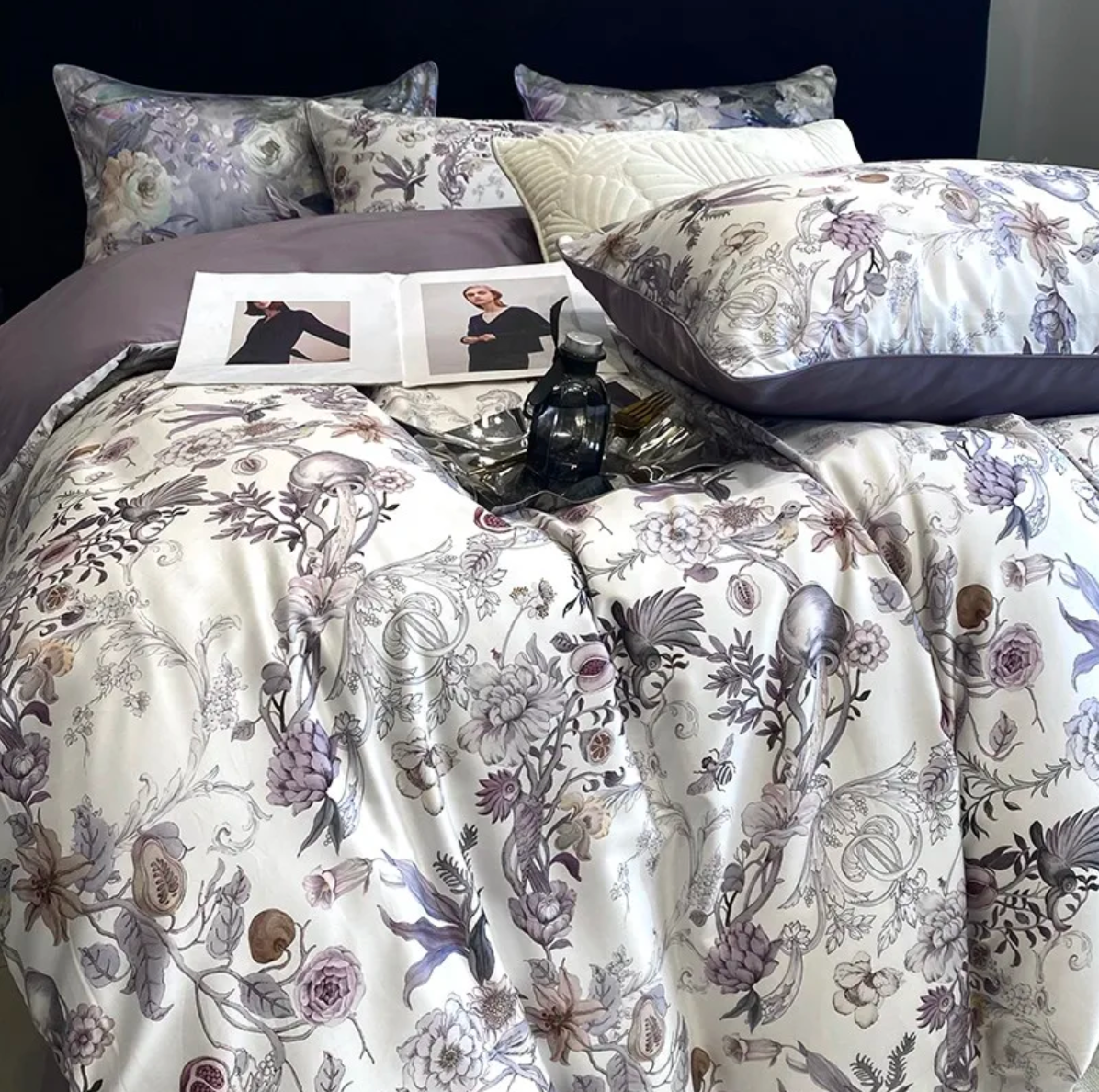 Blossom Egyptian Cotton Duvet Cover Set - Daniela