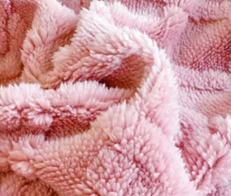 Malmö Soft Double Layer Throw Blanket - Pink