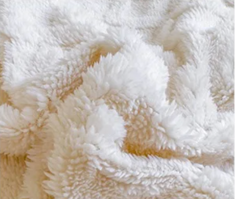 Malmö Soft Double Layer Throw Blanket - White