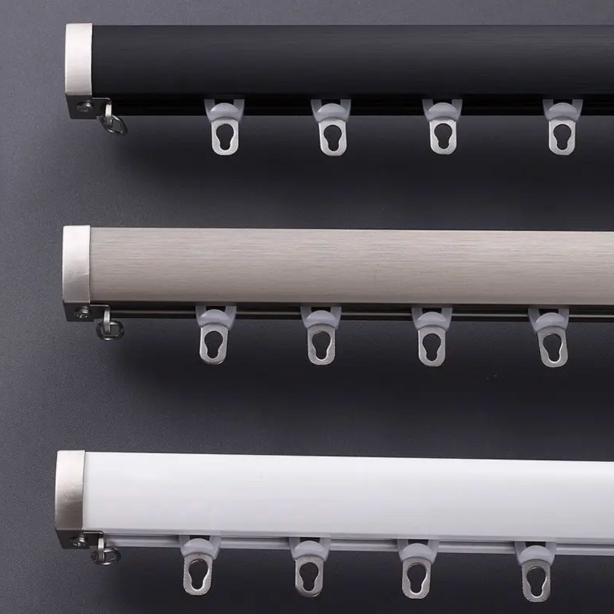 Curtain Rack Modern Modern Invisible Premium Aluminium Curtain Track – Hemma Home