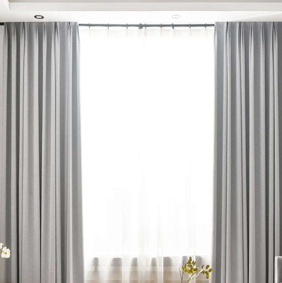 London Luxury Blackout Curtain - Grey