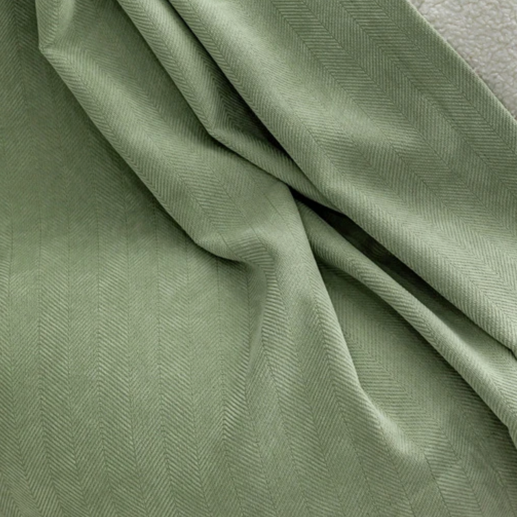 London Luxury Blackout Curtain - Green