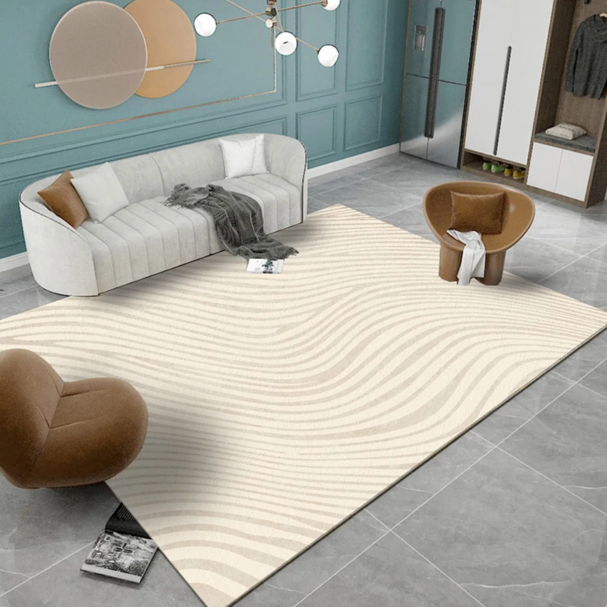 Dream Weave Modern Minimalistic Rug - Hedvig