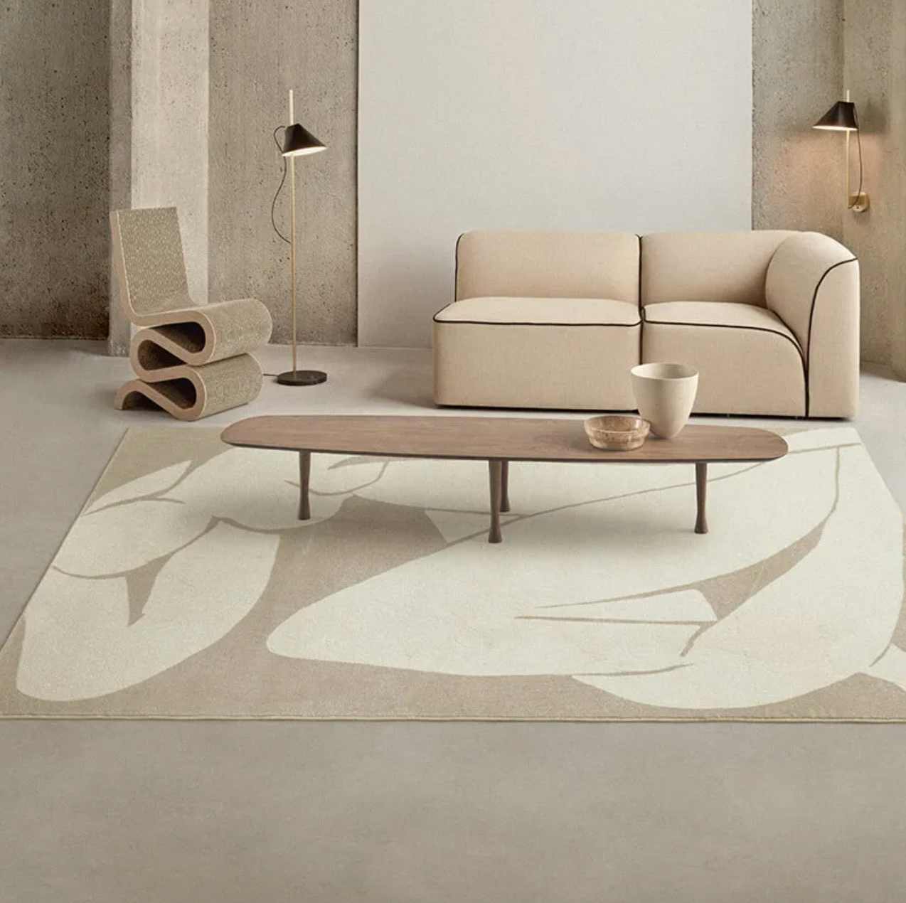 Dream Weave Modern Minimalistic Rug - Elin