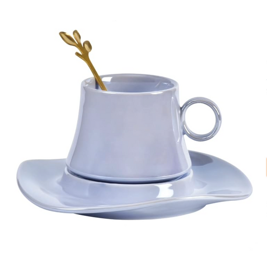 Cali Beach Café Luxury Coffee Cup - Light Lilac