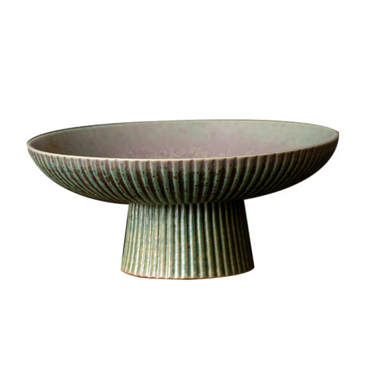 Haruki Vintage Ceramic Display Bowl - Earth