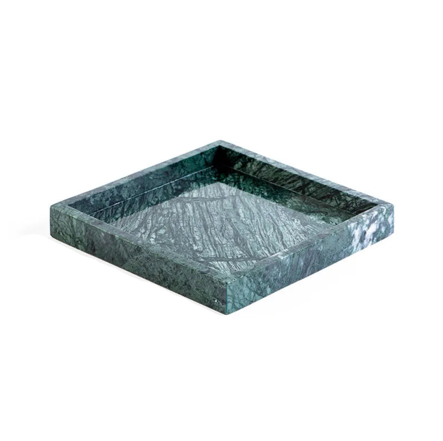 European Minimalist Marble Storage Tray Collection - Green