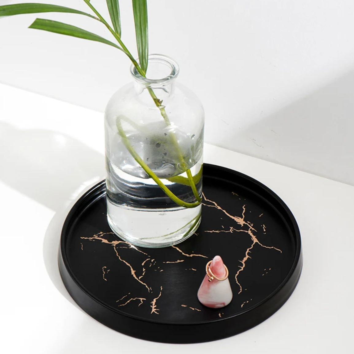 Italia Marble Texture Ceramic Tray