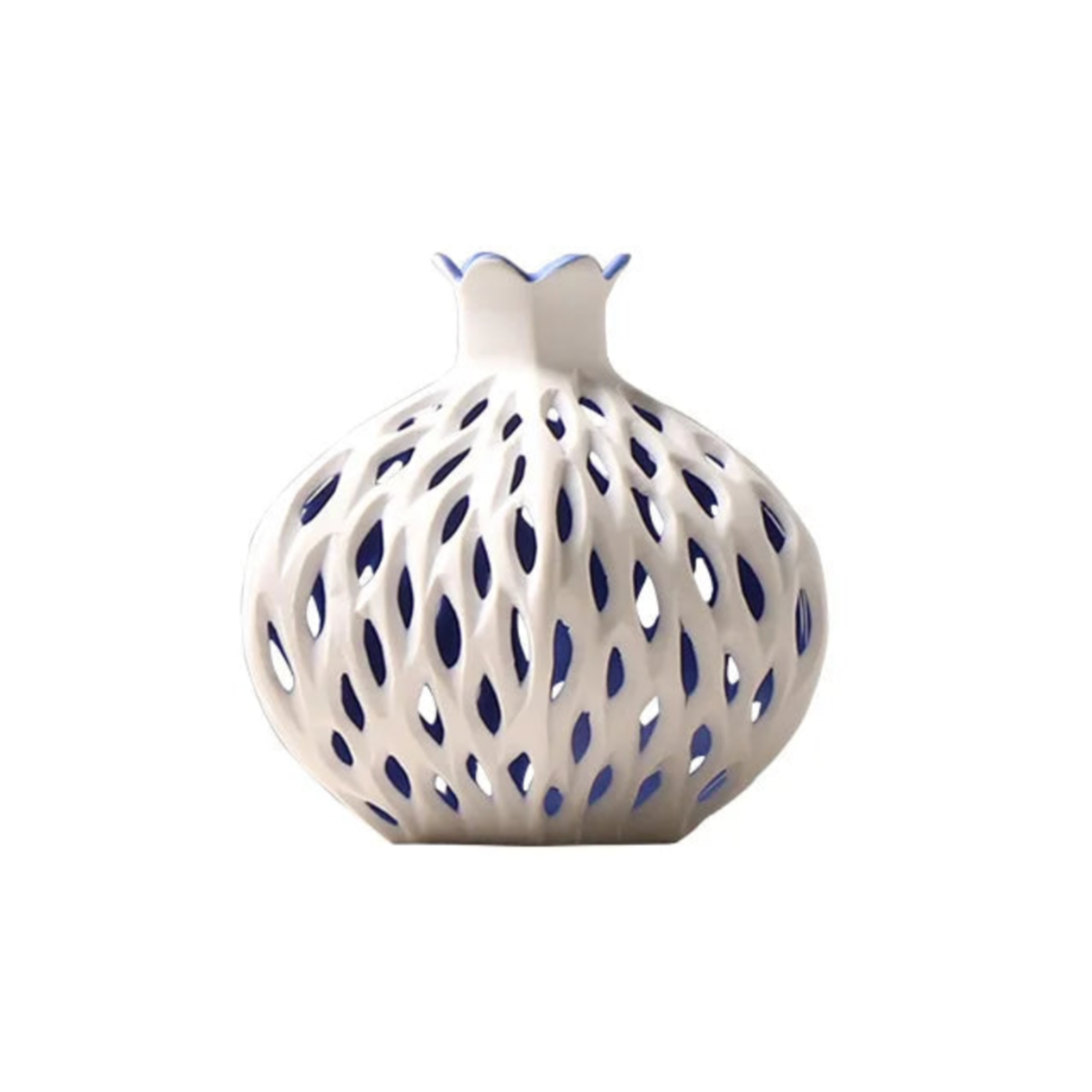 Creative Hollow Ceramic Vase Collection