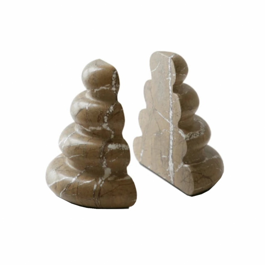 Noor Luxury Indian Marble Bookend Set