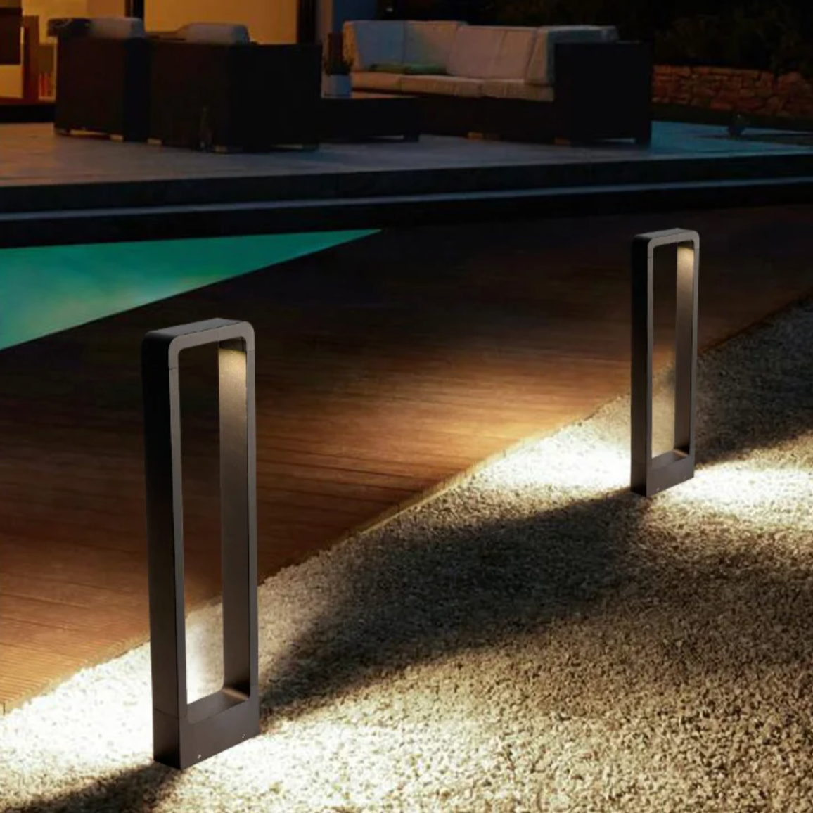 European Modern Frame LED Outdoor Light Collection