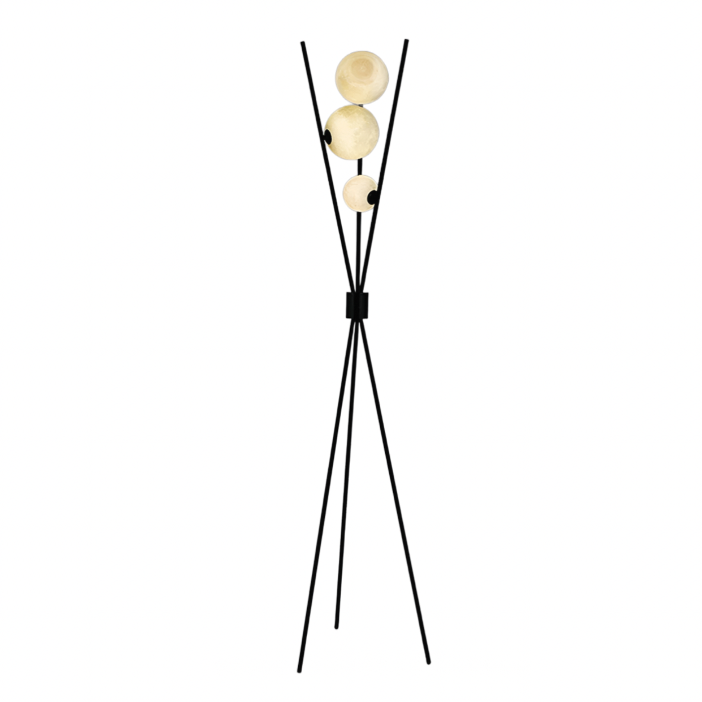 Scandinavian Bubble Tripod Floor Lamp