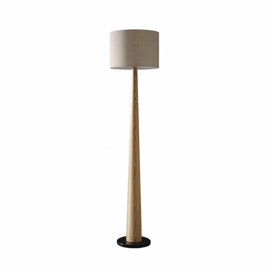 Georgio Wooden Floor Lamp - Light Brown