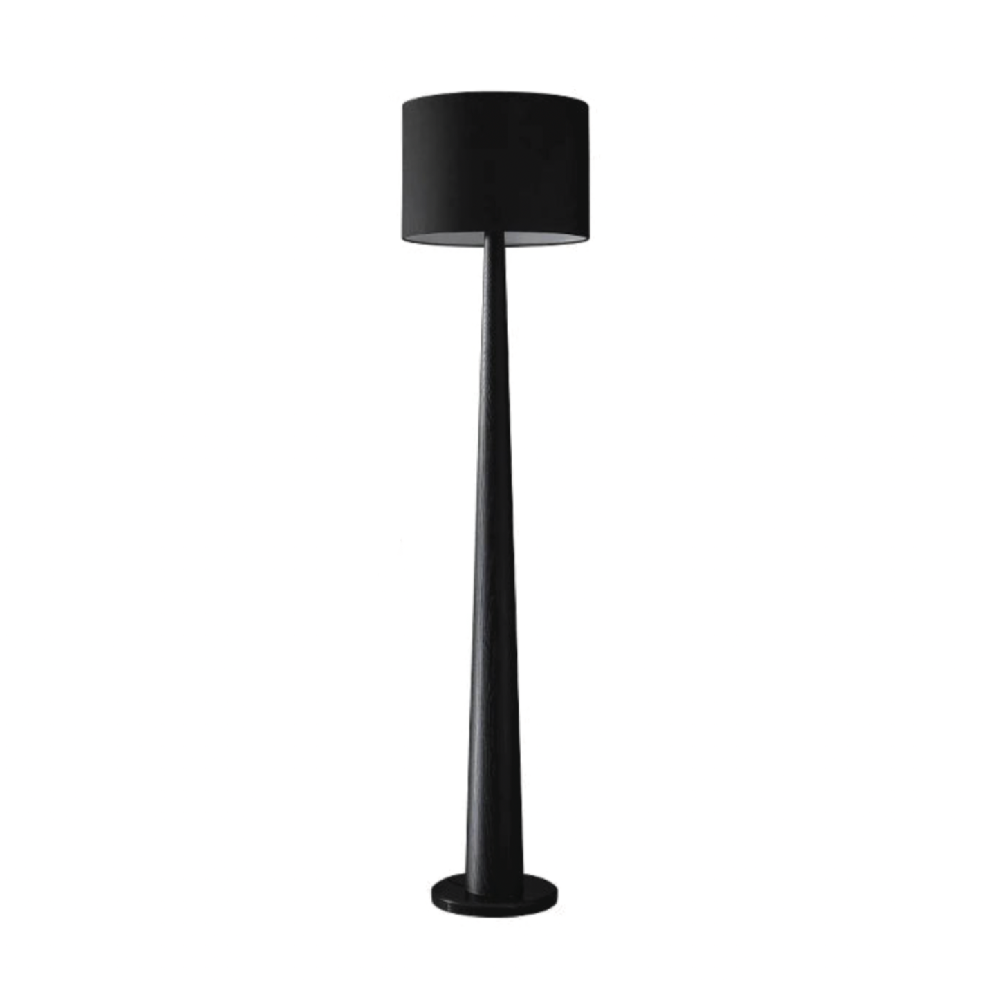 Georgio Wooden Floor Lamp - Elegant Black