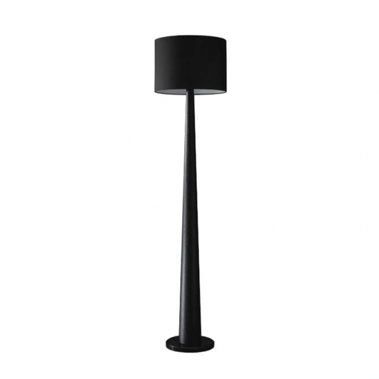 Georgio Wooden Floor Lamp - Elegant Black