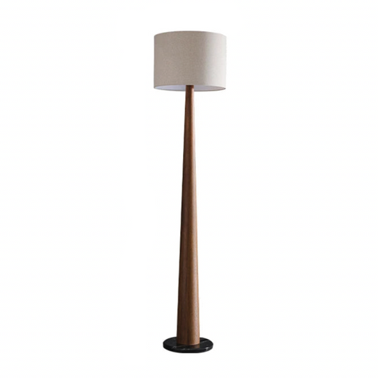 Georgio Wooden Floor Lamp - Dark Wood