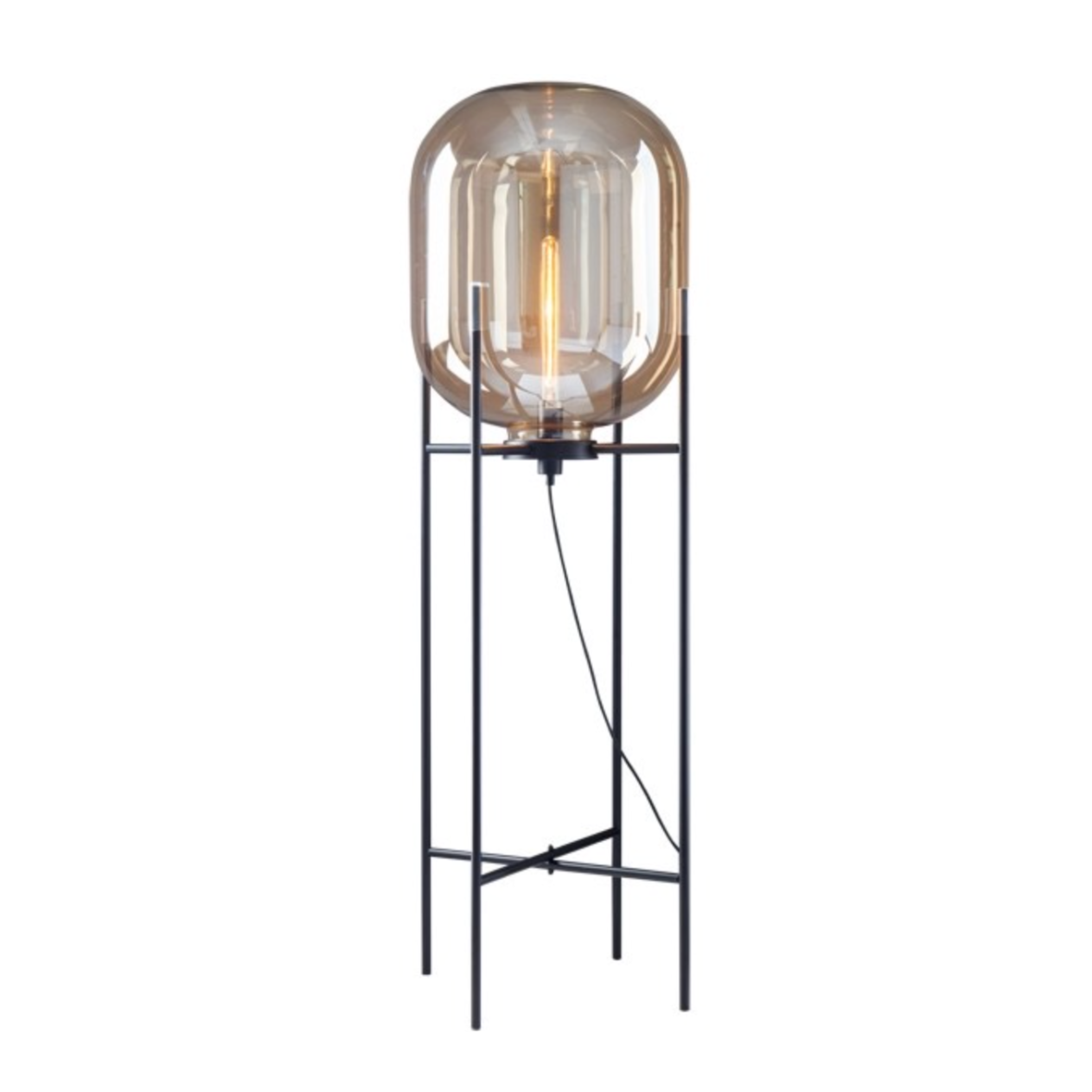 Oda Table Lamp - Amber/Black