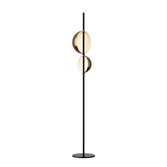 Superluna Floor Lamp - Brass