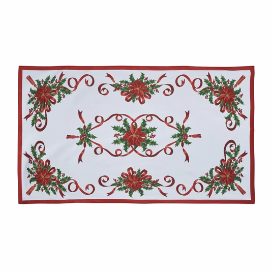 Christmas Ribbon Dining Table Cloth